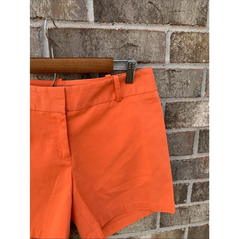 Take 50% OFF- Talbots Women's Orange Casual Shorts, Size-4